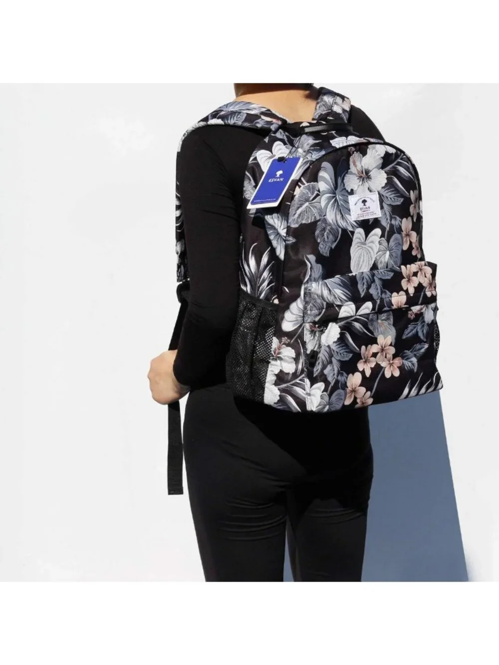 Floral Waterproof Travel Backpack | Versatile Gym, Yoga, Hiking, Beach Bag